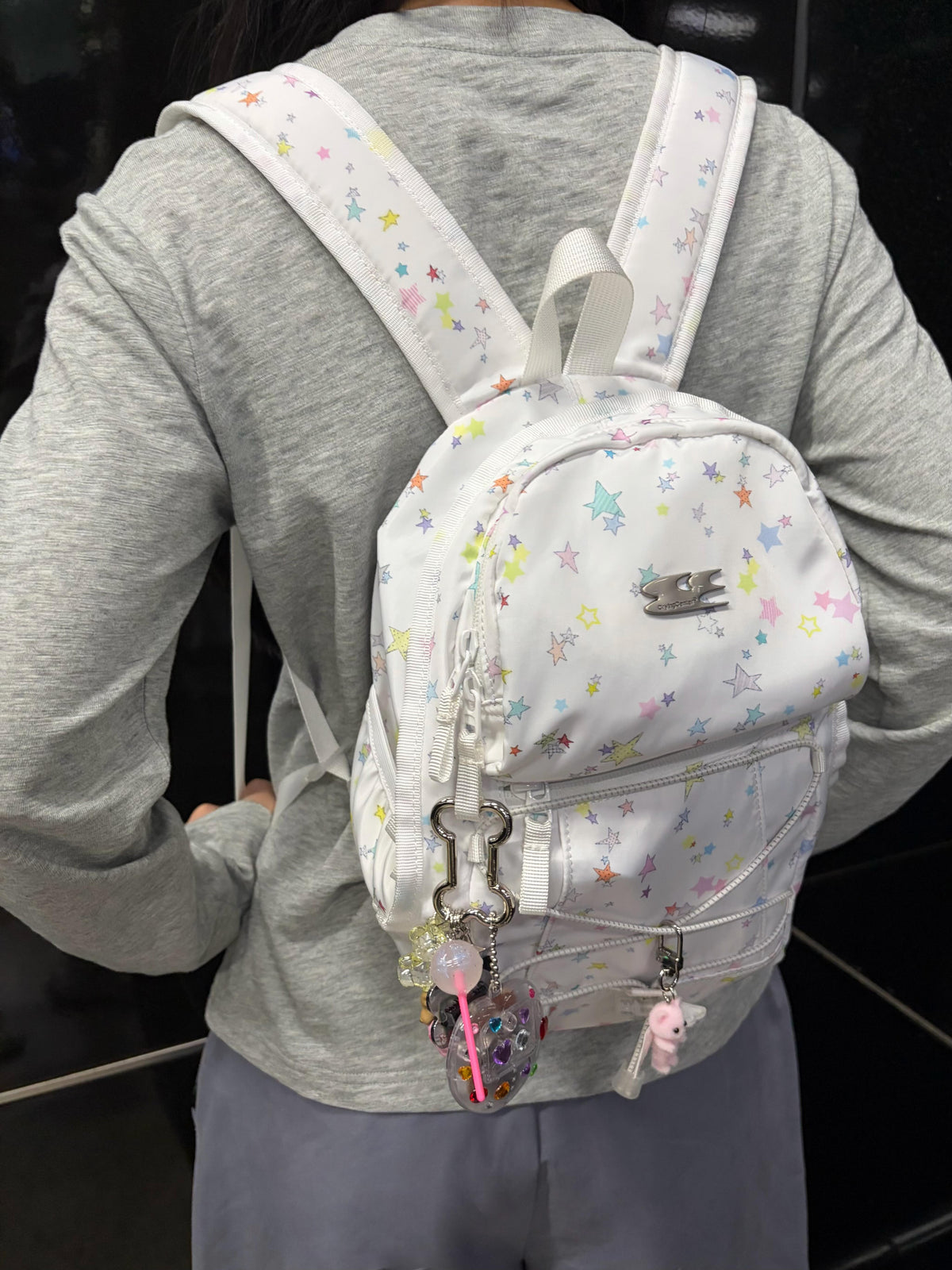 [cn | pre-order] crying center mini backpack - star pattern