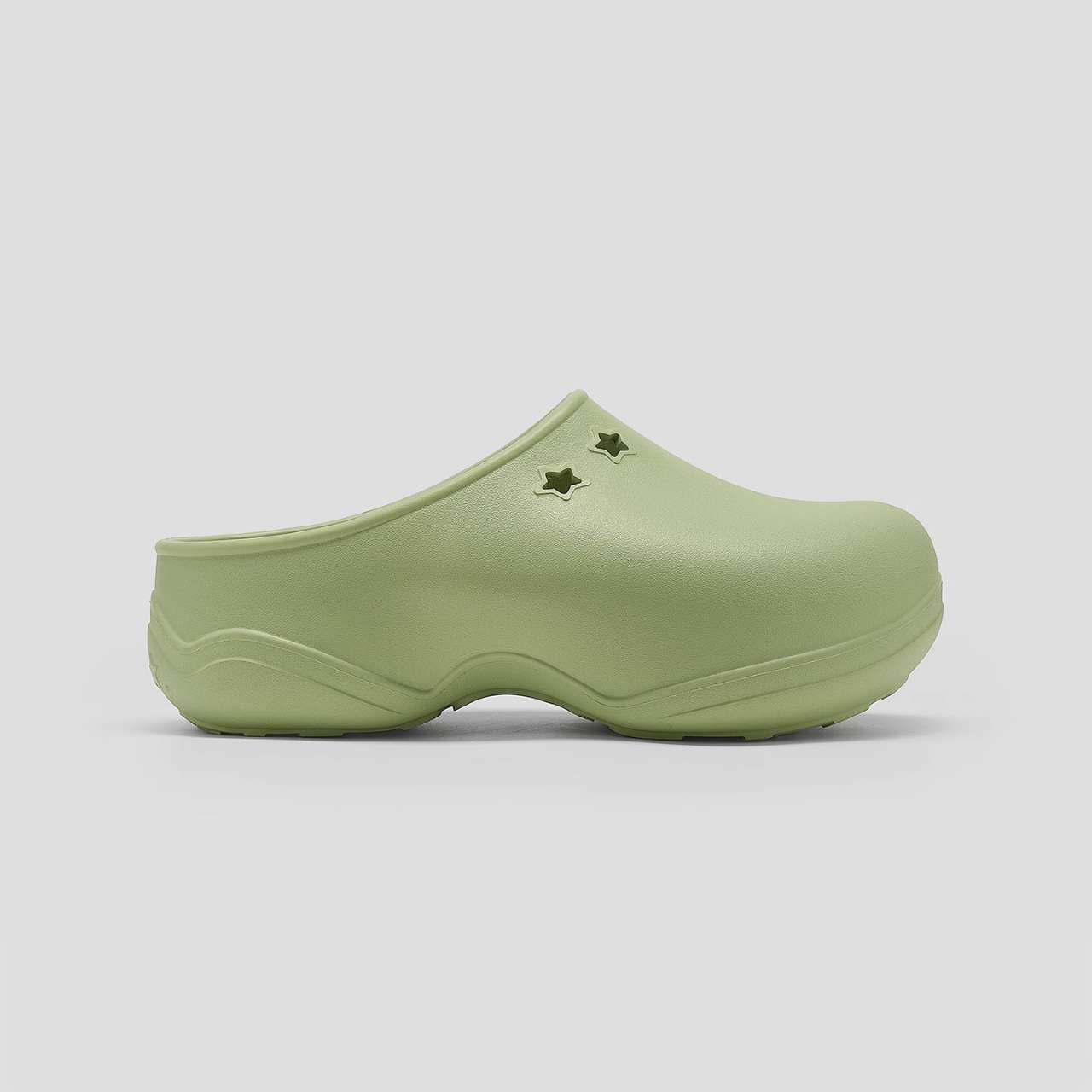 [cn | pre-order] goodbai goodees star fluffy clogs mules slip on shoes