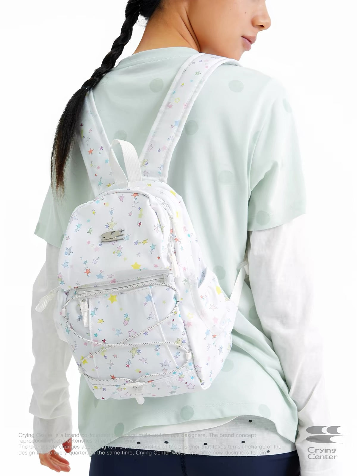 [cn | pre-order] crying center mini backpack - star pattern