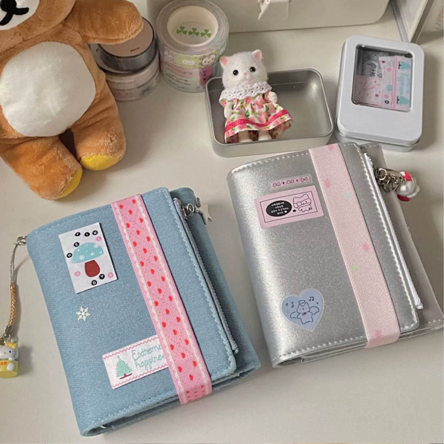 [cn | pre-order] sleepsheep binder wallet, sleeves, keyring