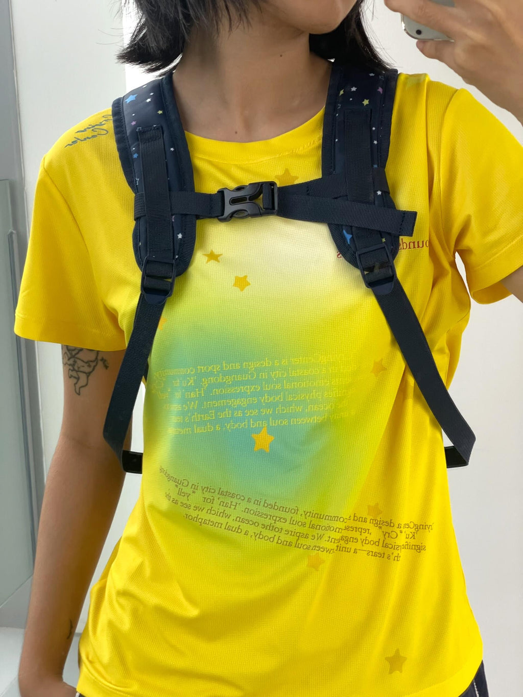 [cn | pre-order] crying center mini backpack - star pattern