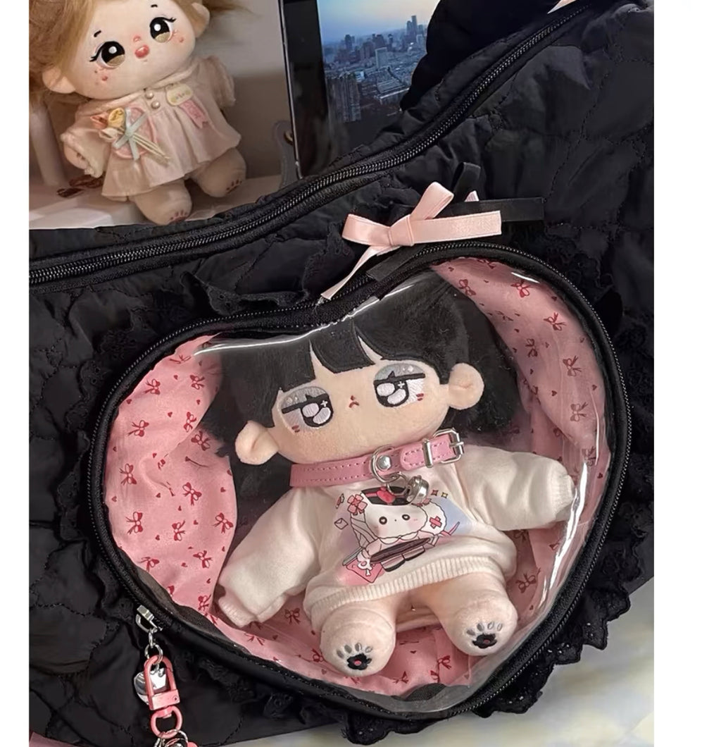 [cn | pre-order] heart puff bags