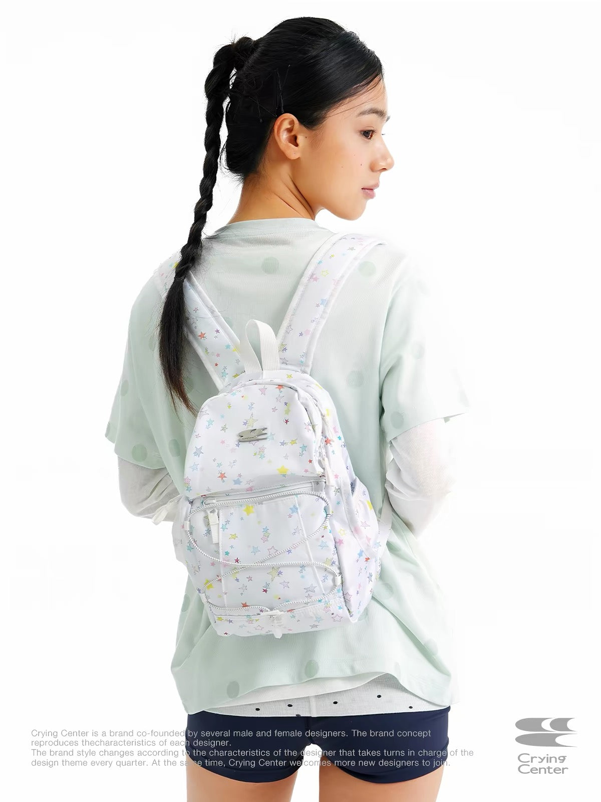 [cn | pre-order] crying center mini backpack - star pattern