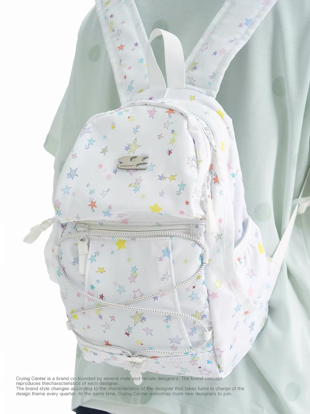[cn | pre-order] crying center mini backpack - star pattern