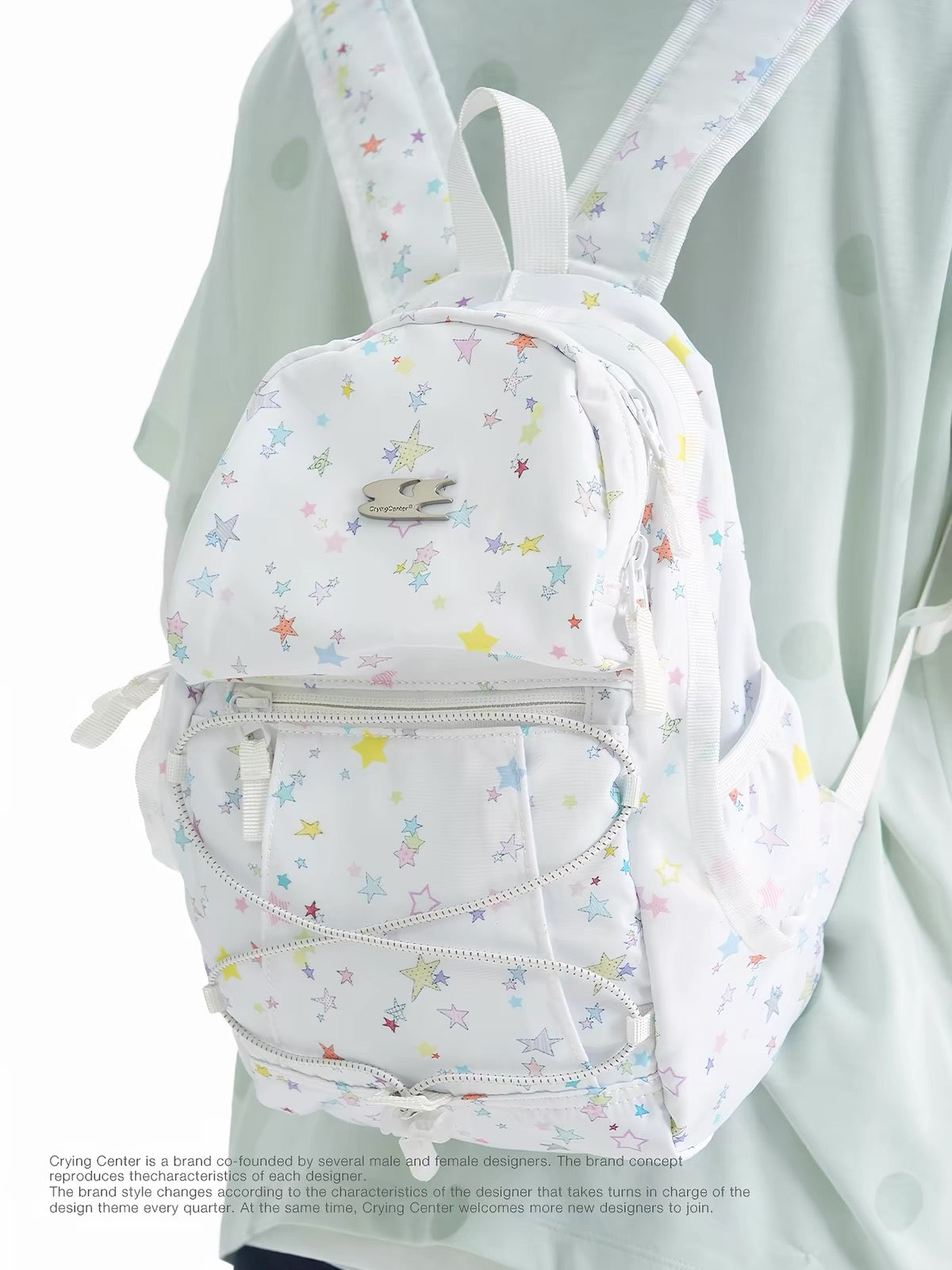 [cn | pre-order] crying center mini backpack - star pattern
