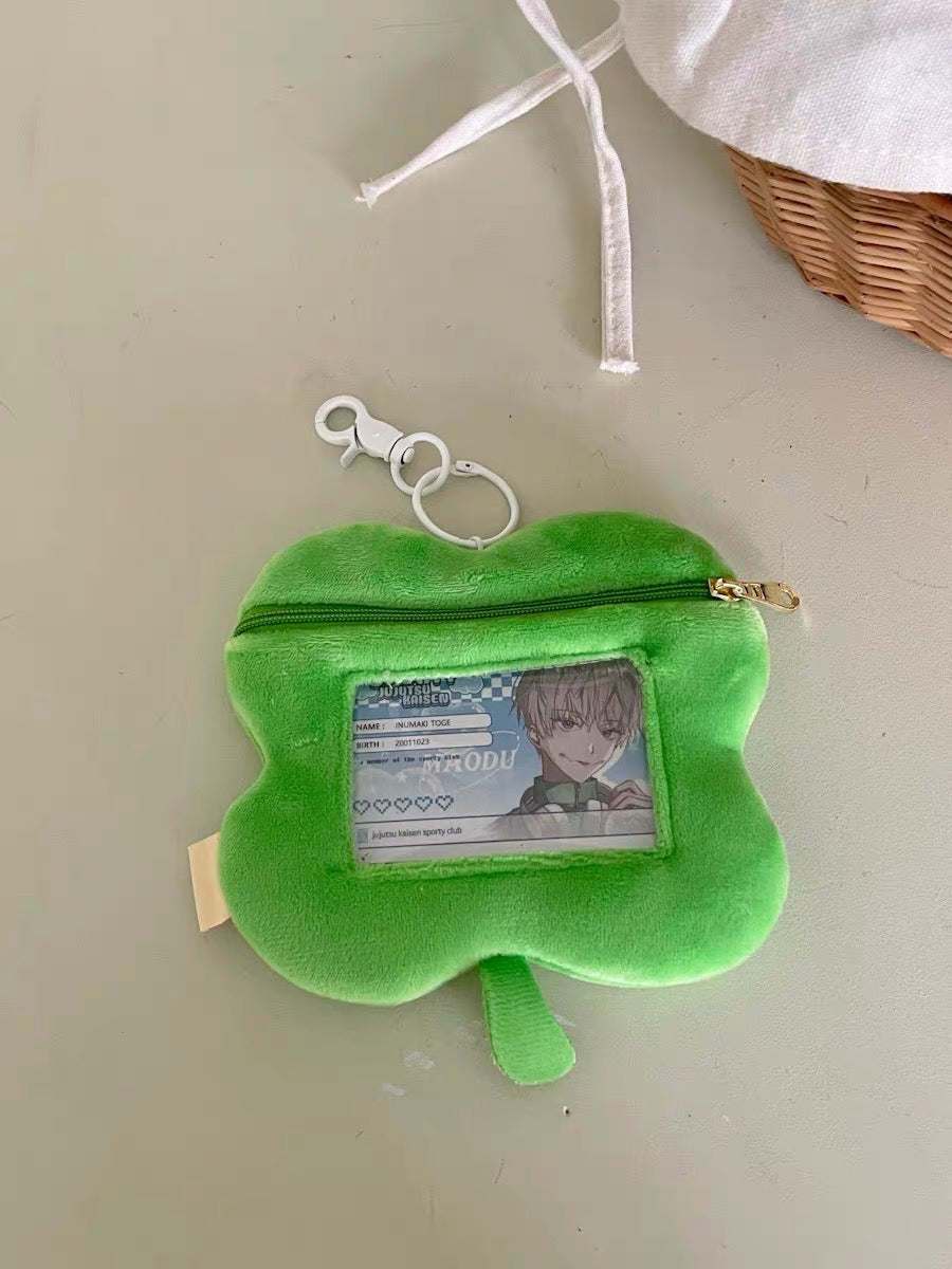 [cn | pre-order] girlplays clover pouch with photocard slot