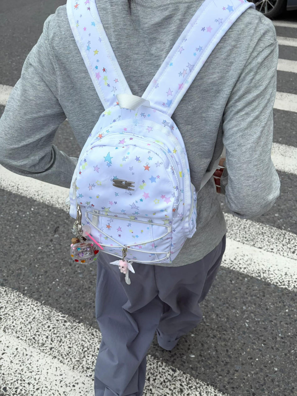 [cn | pre-order] crying center mini backpack - star pattern