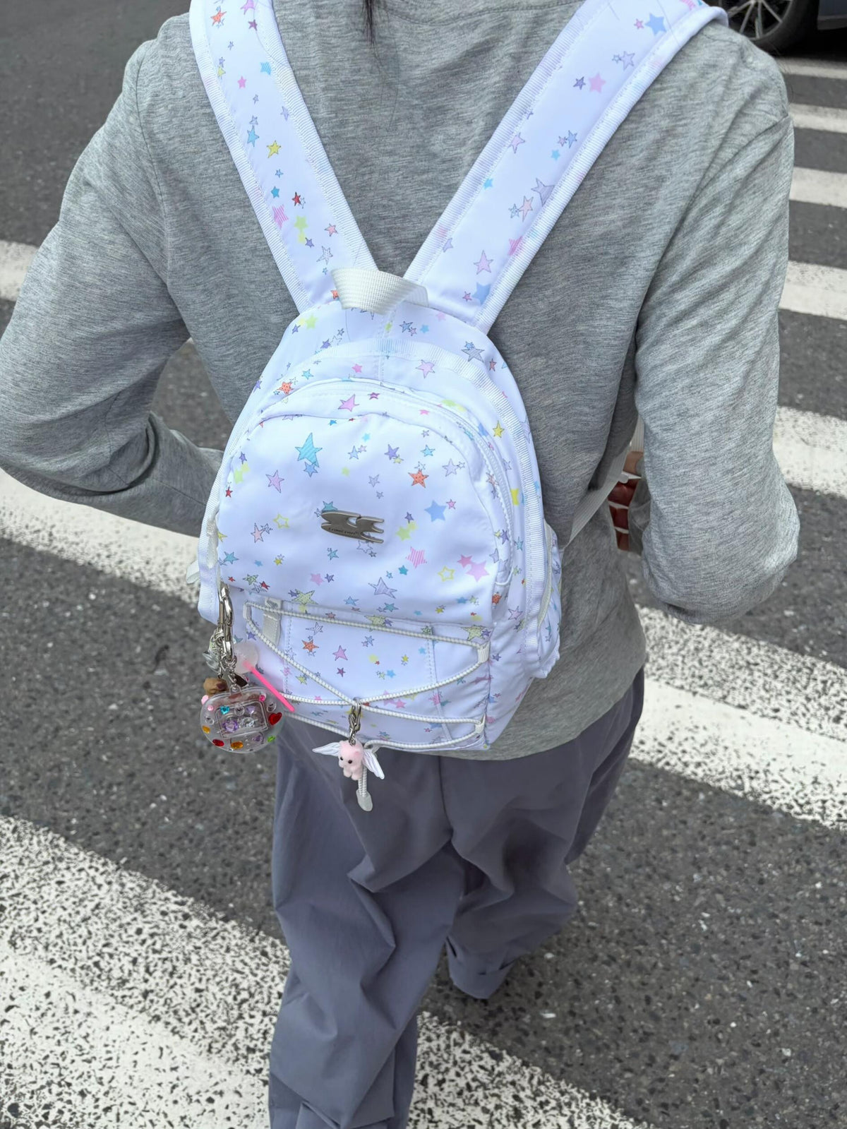 [cn | pre-order] crying center mini backpack - star pattern