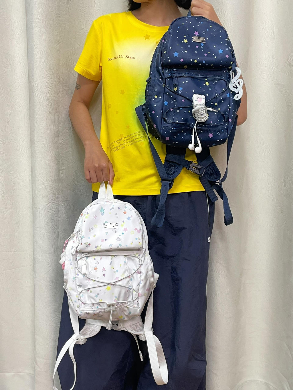 [cn | pre-order] crying center mini backpack - star pattern