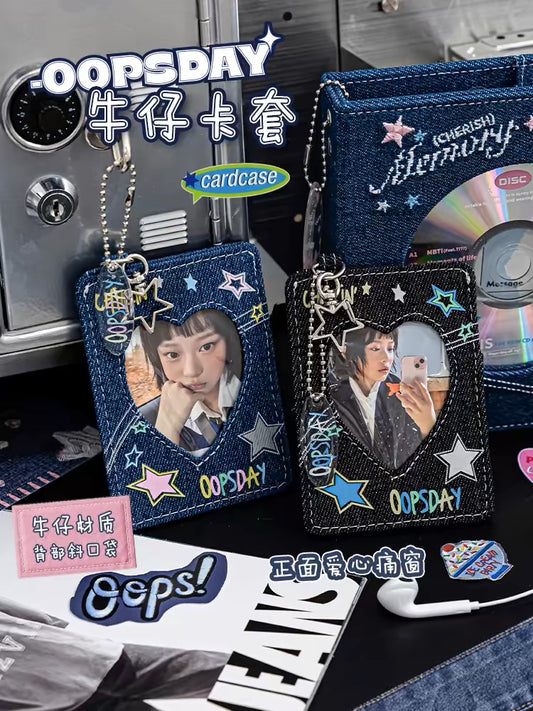 [cn | pre-order] oopsday denim photocard holder