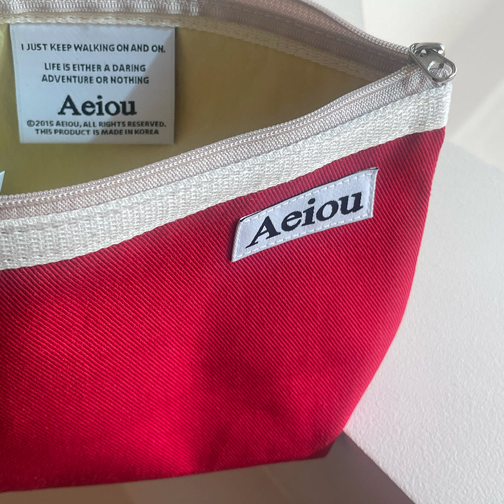 [kr | pre-order] aeiou basic pouch (L size)