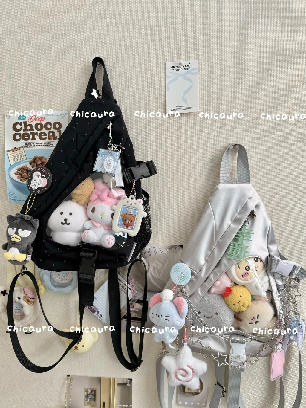 [cn | pre-order] chicaura bow and arrow crossbody ita bag backpack - mini