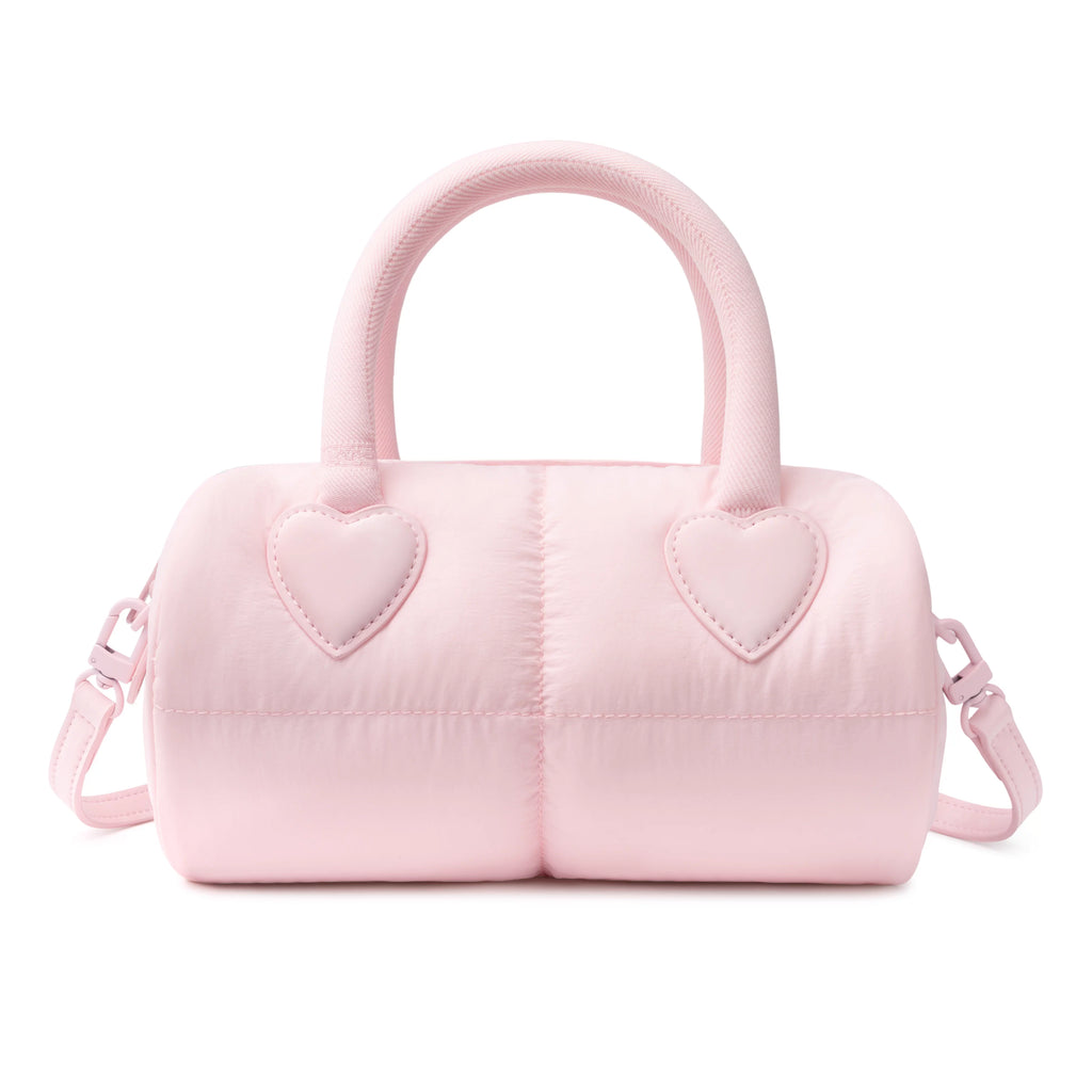 [cn | pre-order] comfyable puffy pillow heart crossbody top-handle bag