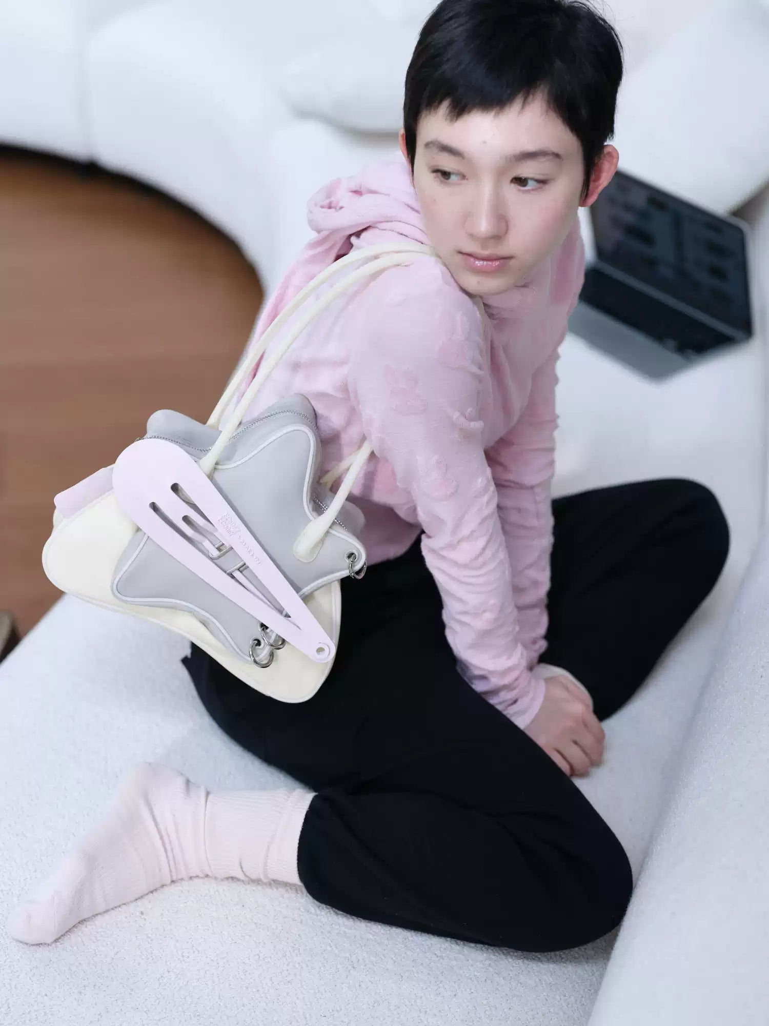 [cn | pre-order] ecoday x maelin star shaped shoulder bag