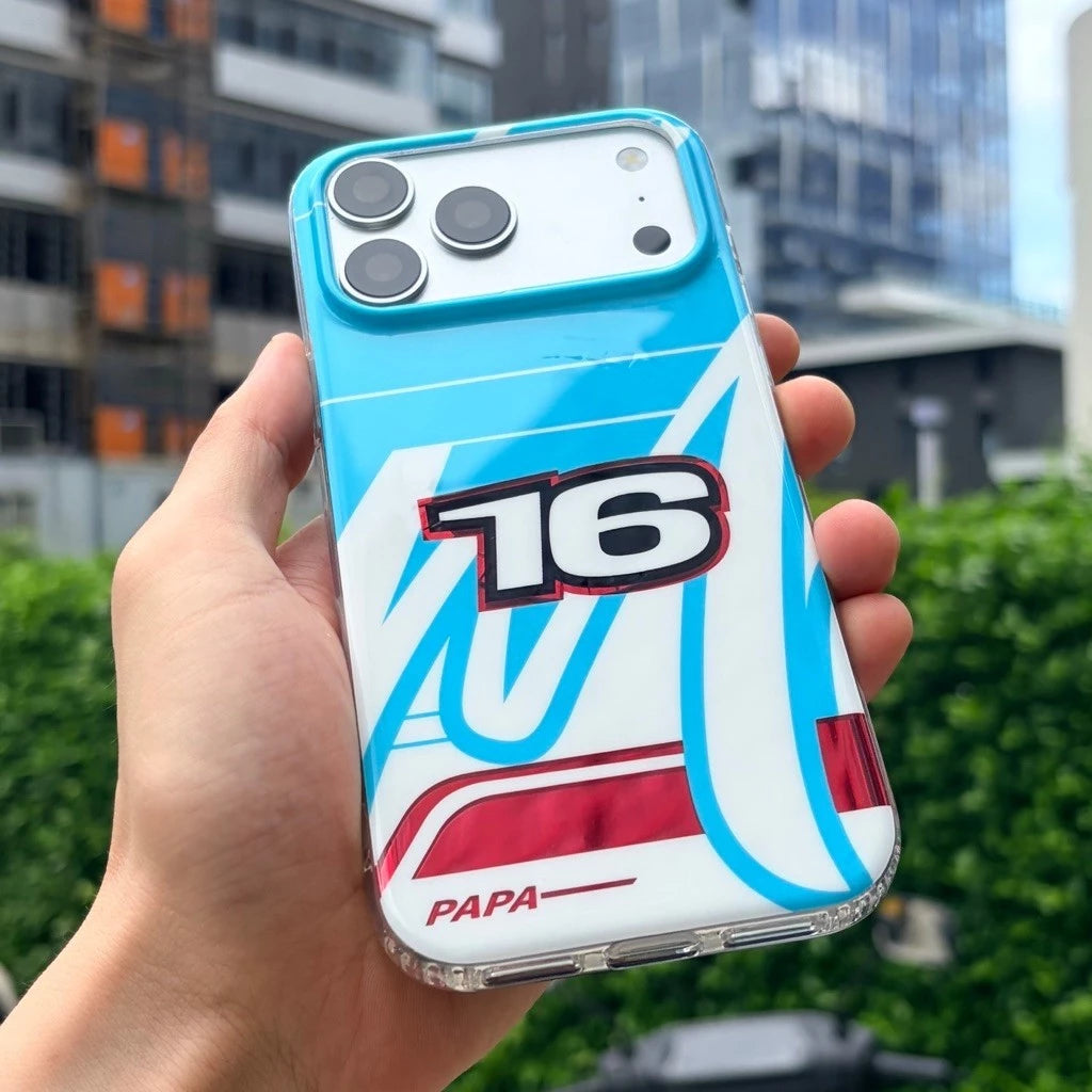 [cn | pre-order] f1 charles leclerc helmet design-inspired phone case