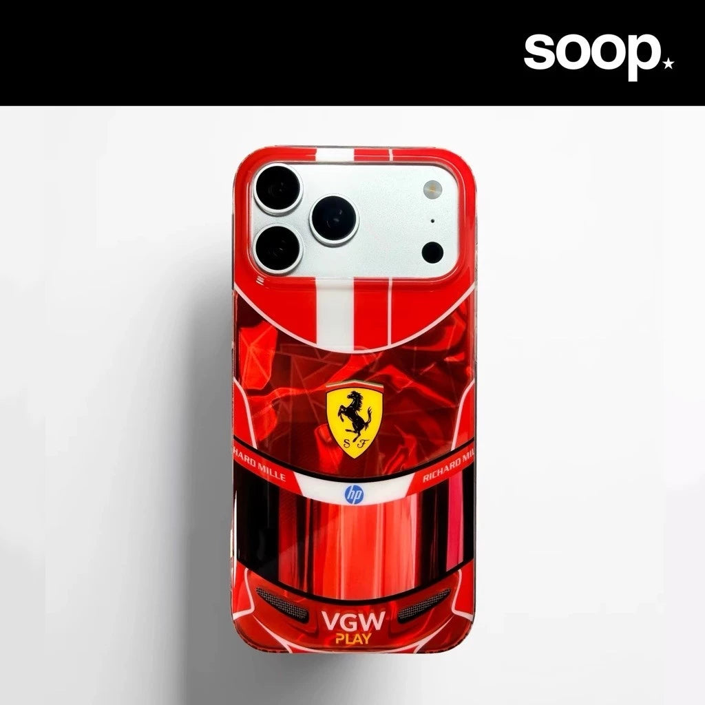 [cn | pre-order] f1 charles leclerc helmet design-inspired phone case