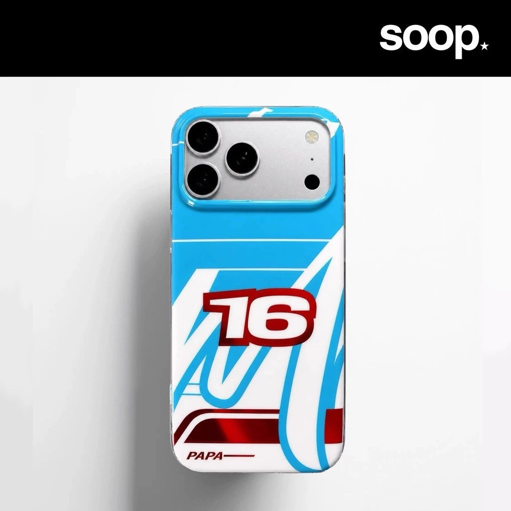 [cn | pre-order] f1 charles leclerc helmet design-inspired phone case