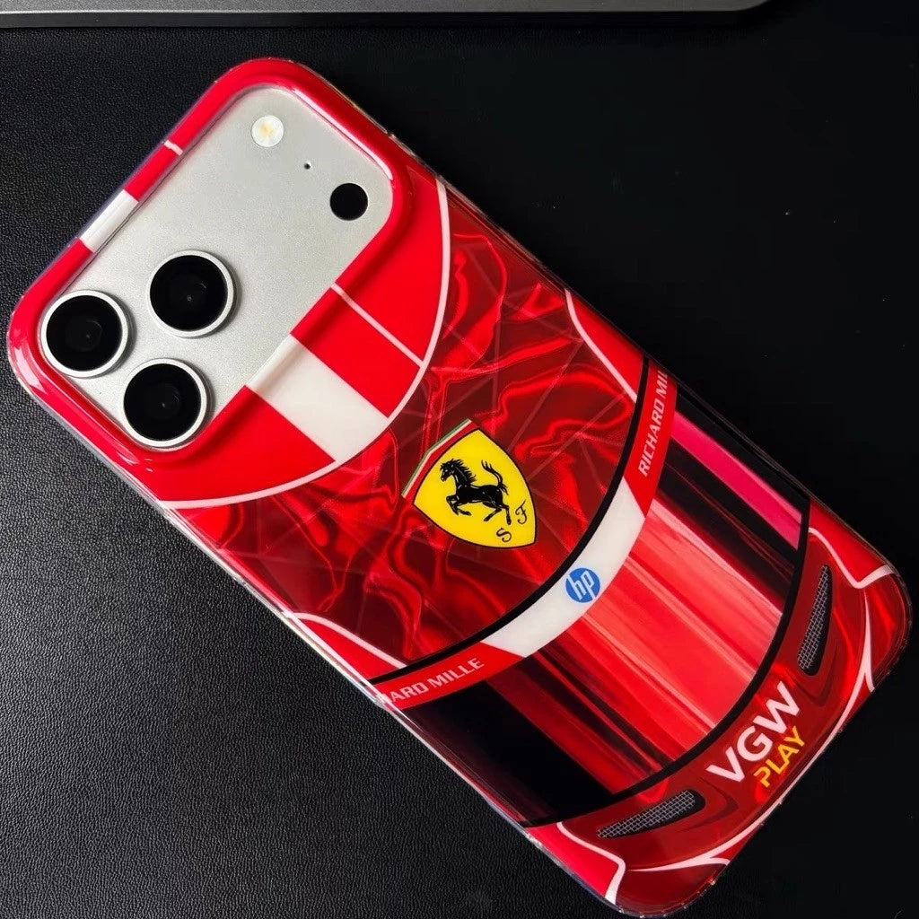[cn | pre-order] f1 charles leclerc helmet design-inspired phone case