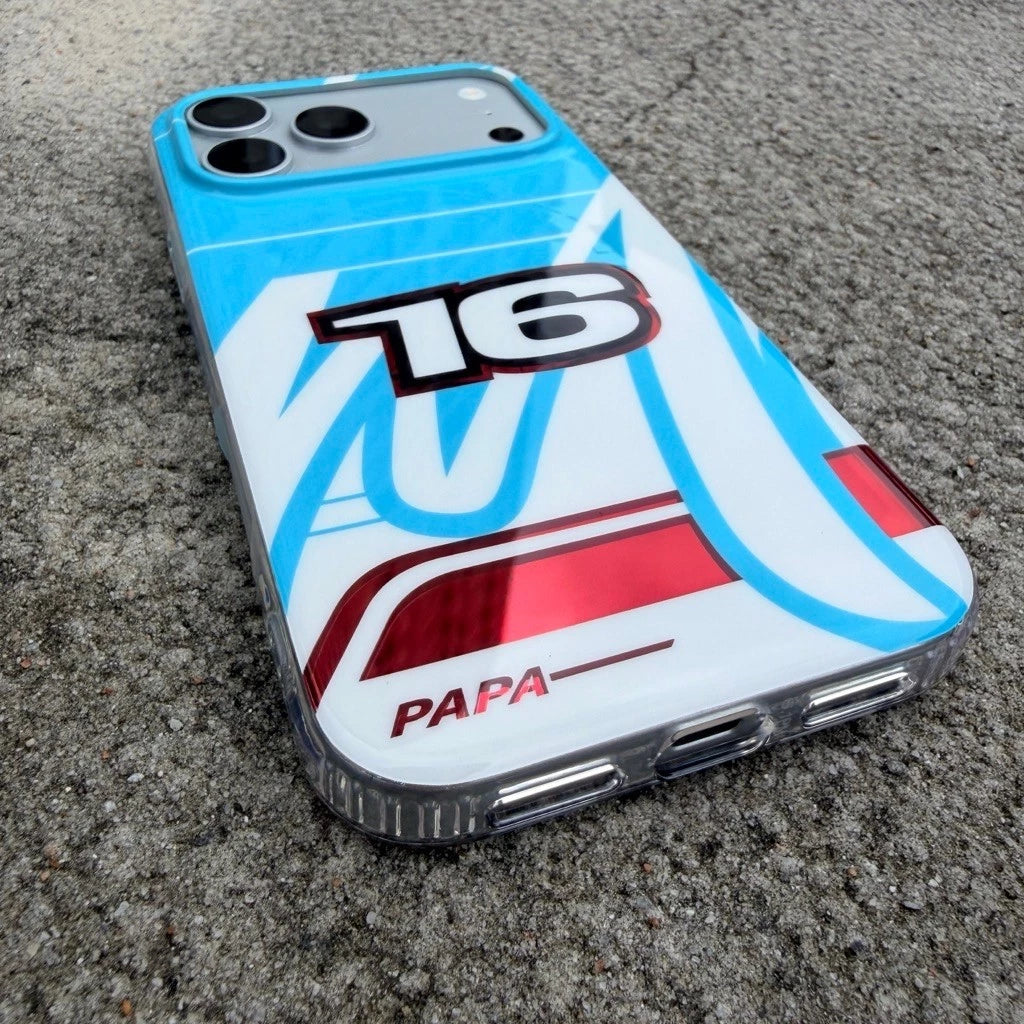[cn | pre-order] f1 charles leclerc helmet design-inspired phone case