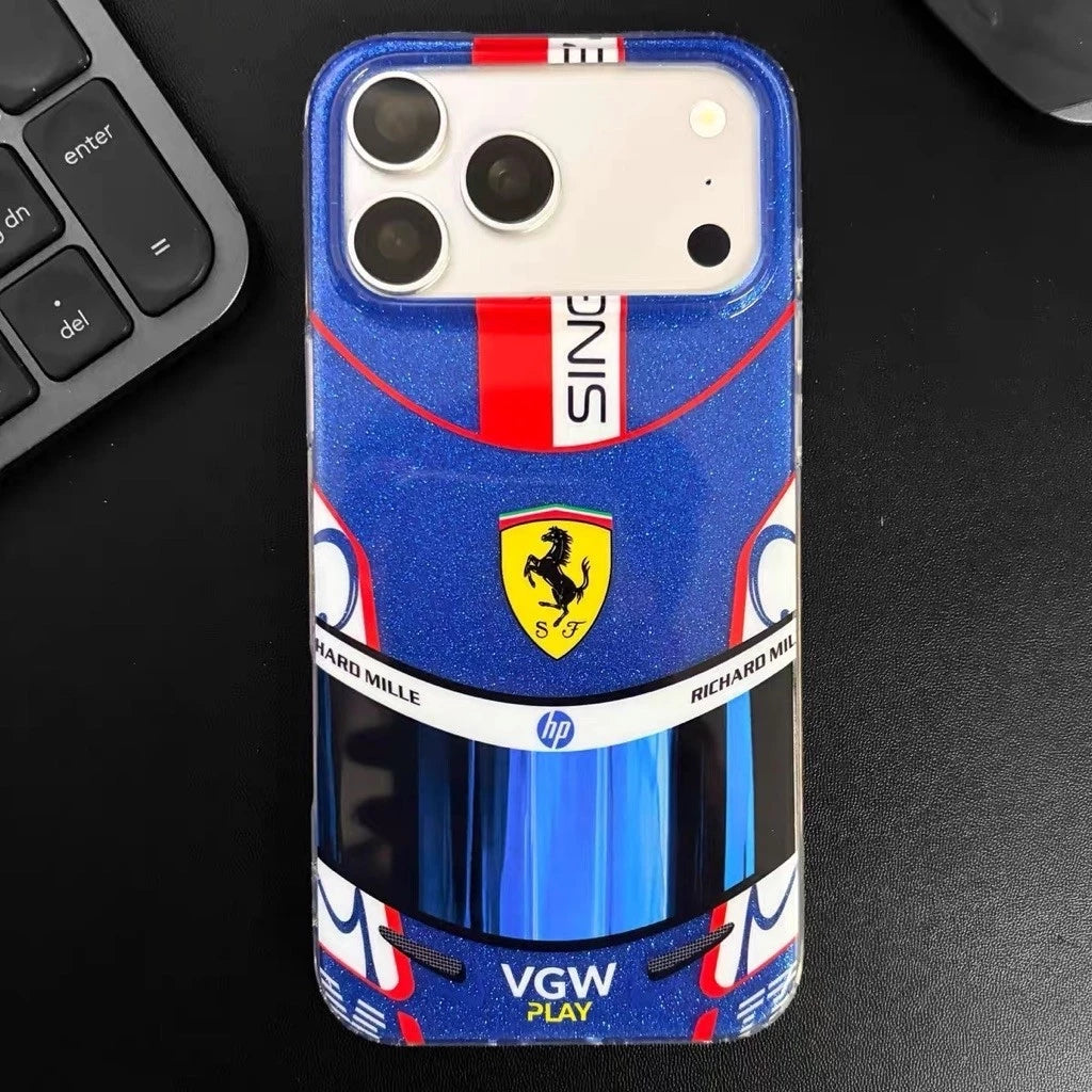 [cn | pre-order] f1 charles leclerc helmet design-inspired phone case