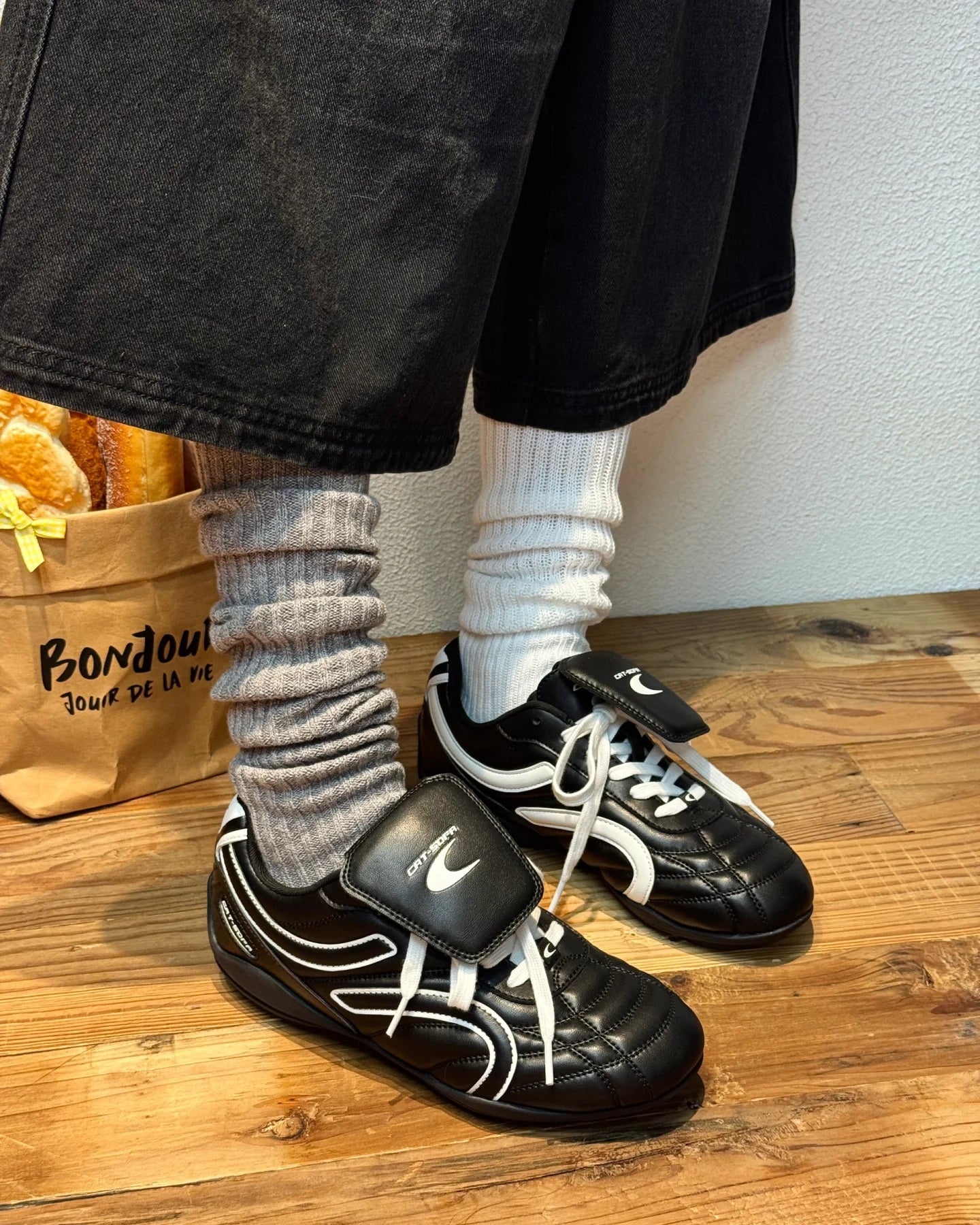 [cn | pre-order] catsofa soccer shoes - black
