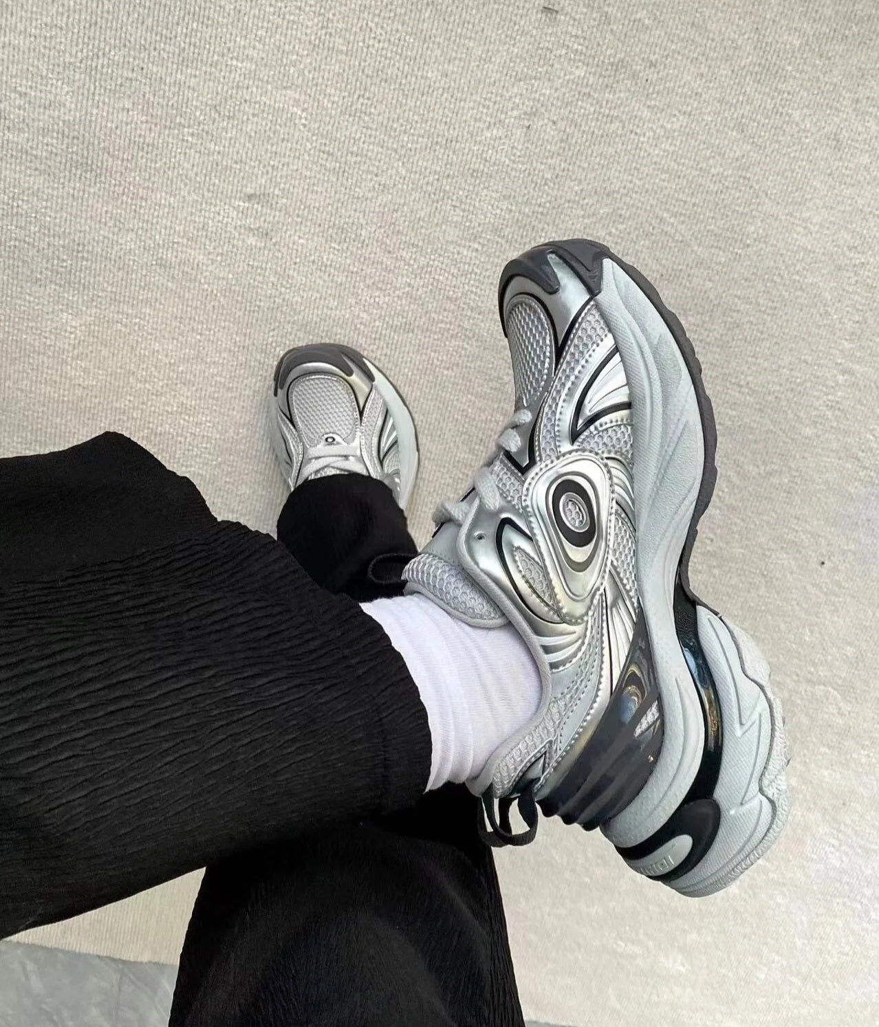 [cn | pre-order] old order turbo gt shoes - white silver