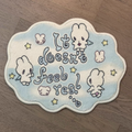 [cn | pre-order] onionion it doesn't feel real angel bunny mat