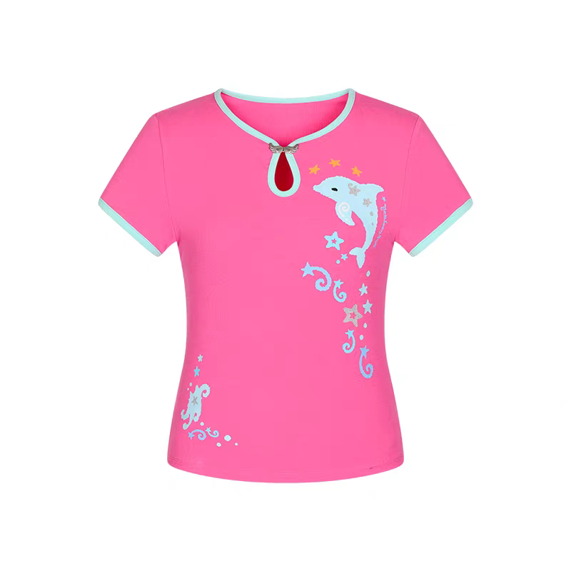 [BETWEENAND x suiso] dolphin forward shoulder t-shirt