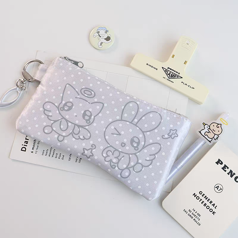 [cn | pre-order] 3egiz polka clear pvc pouch