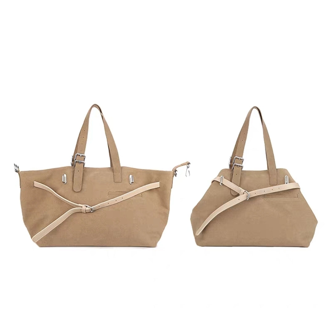 [cn | pre-order] jandress gallini velvet shoulder tote bag - large size