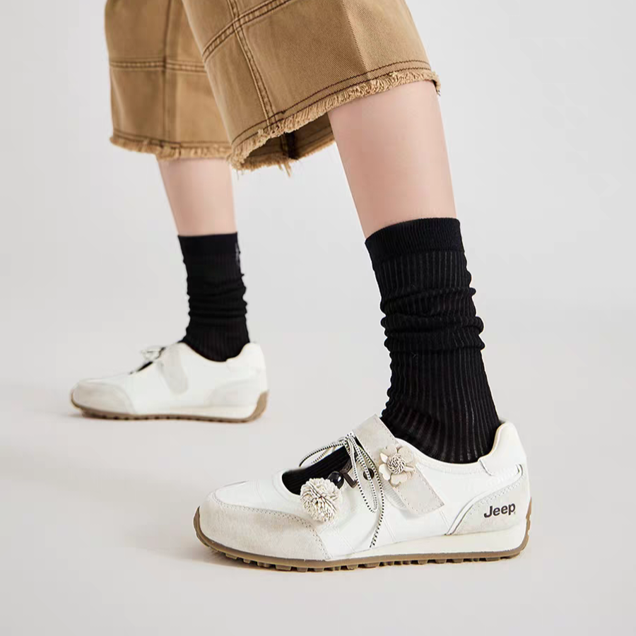 [cn | pre-order] jeep x the spirit of adventure floral ballet mary jane shoes