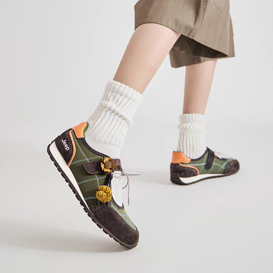 [cn | pre-order] jeep x the spirit of adventure floral ballet mary jane shoes