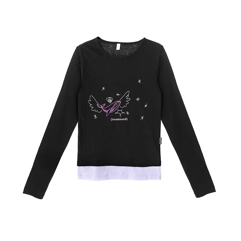 [innomood] silent whale long sleeve shirt