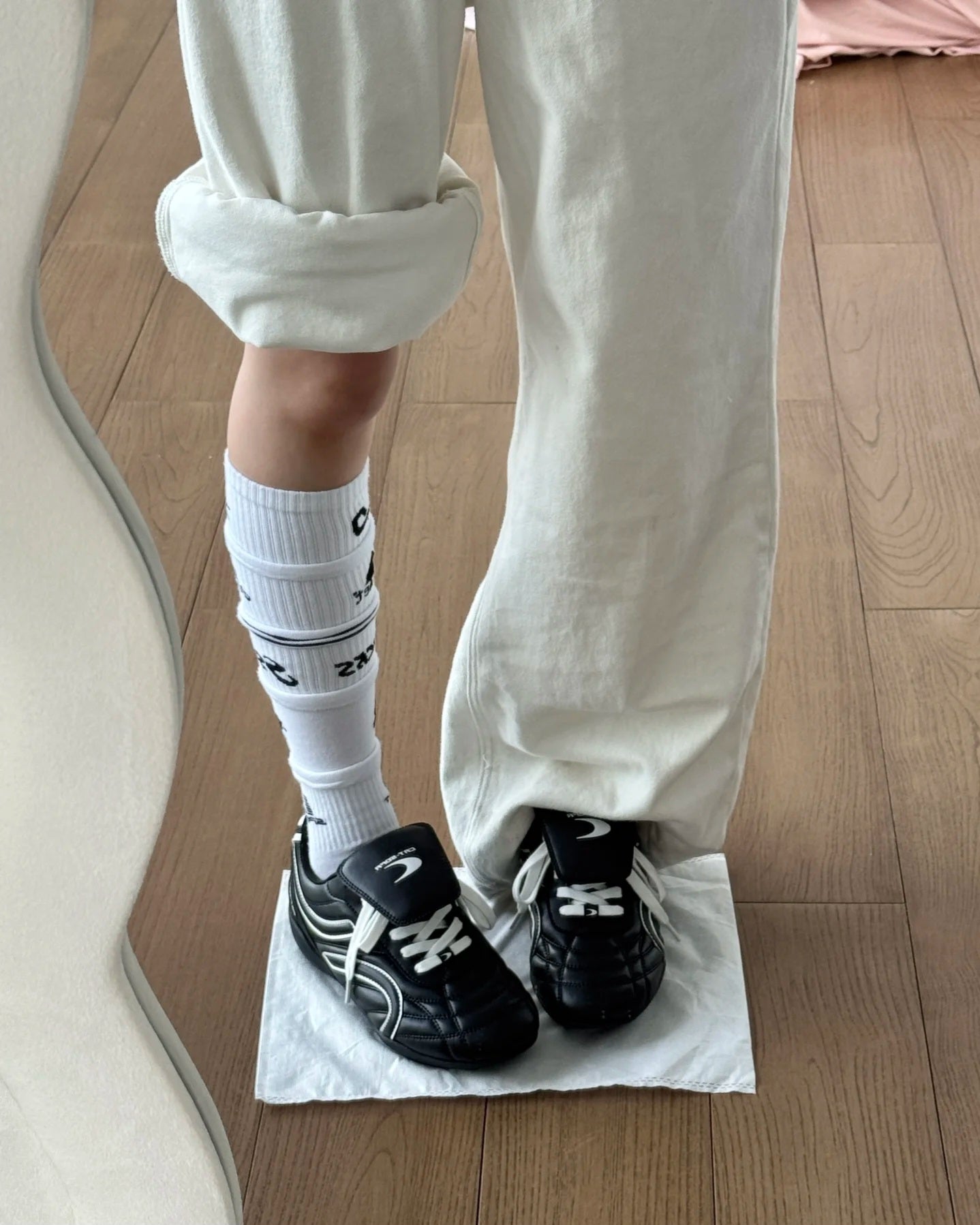 [cn | pre-order] catsofa soccer shoes - black
