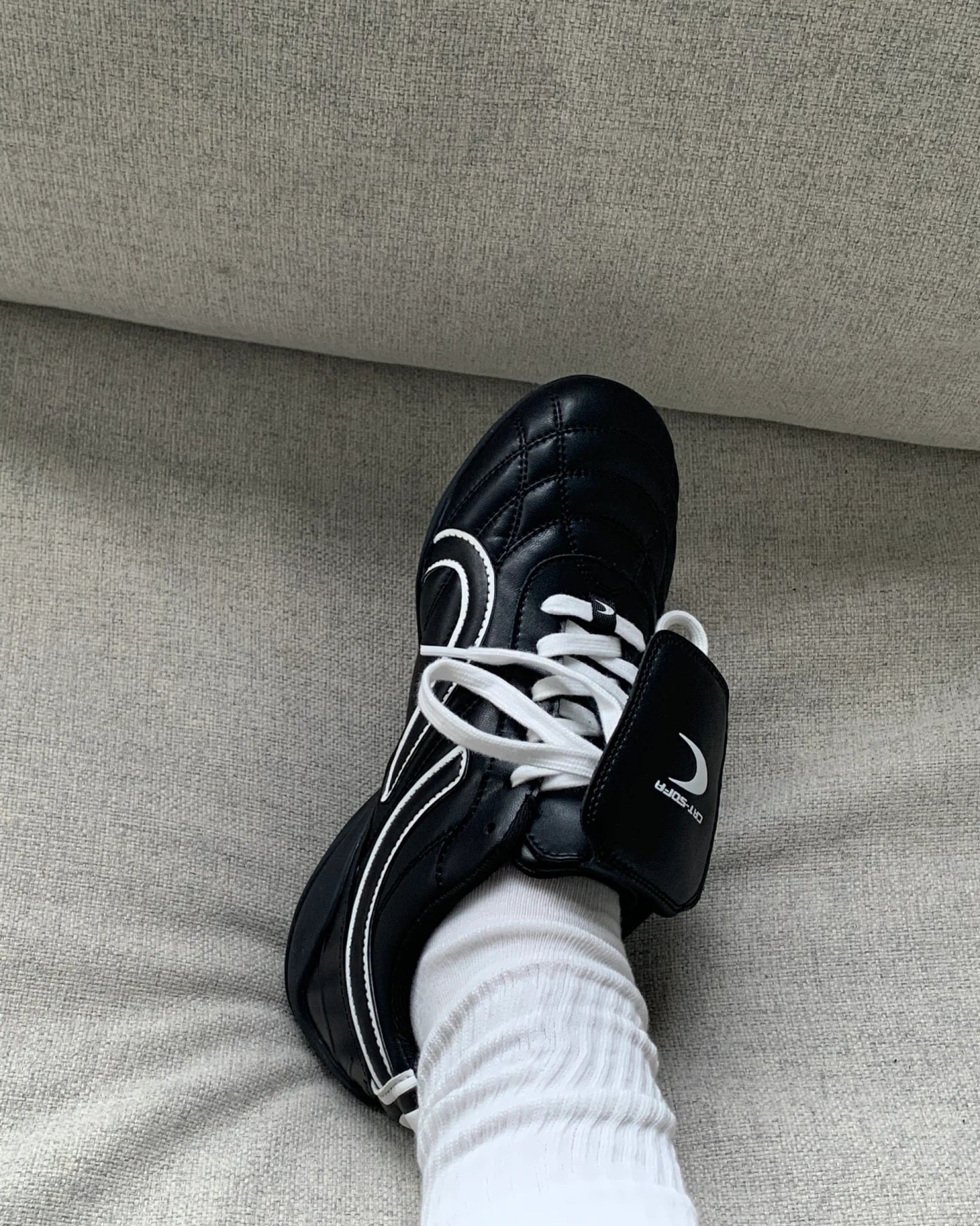 [cn | pre-order] catsofa soccer shoes - black