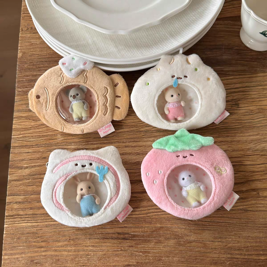 [cn | pre-order] girlplays mini pouch keyring with pvc slot