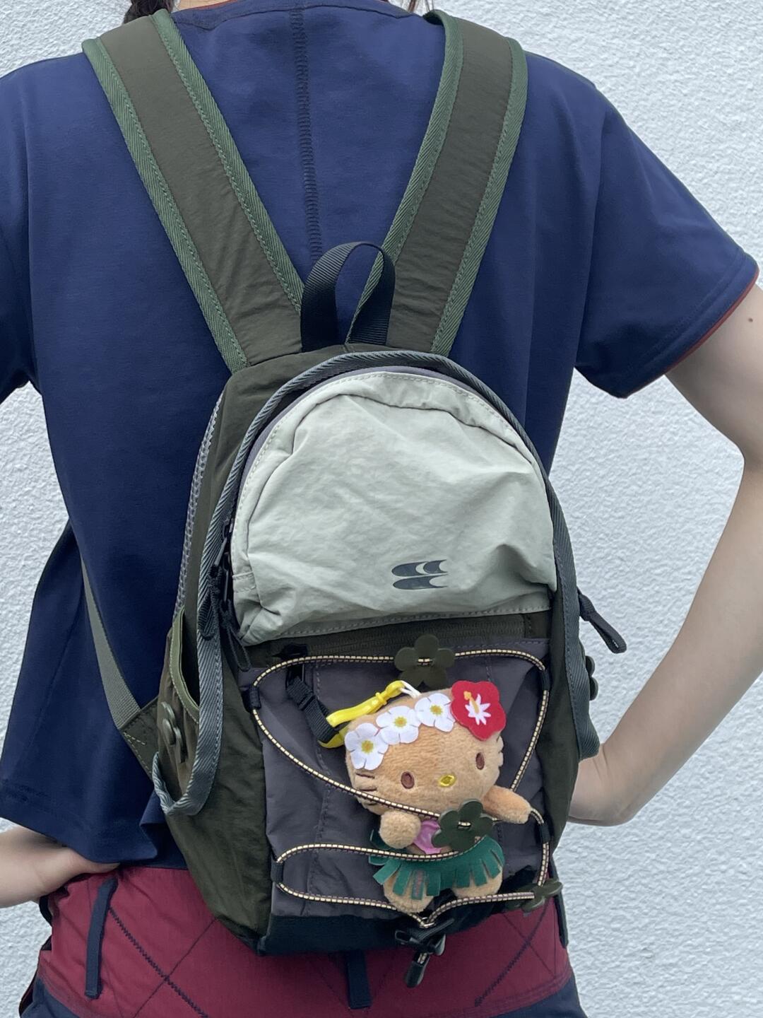 [cn | pre-order] crying center mini backpack - floral green