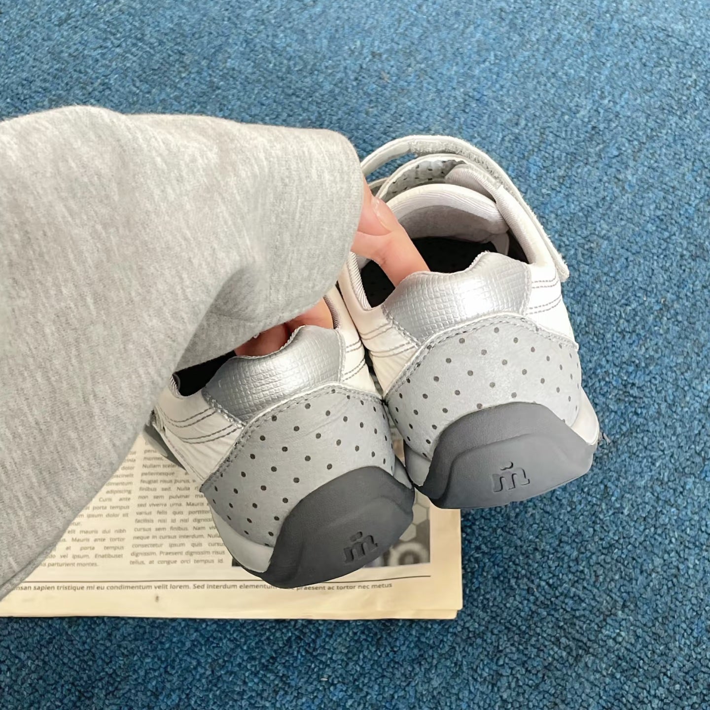 [cn | pre-order] masoomake polka velcro sneakers