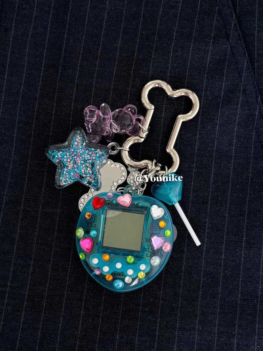 [cn | pre-order] tamagotchi trinket carabiner keyring