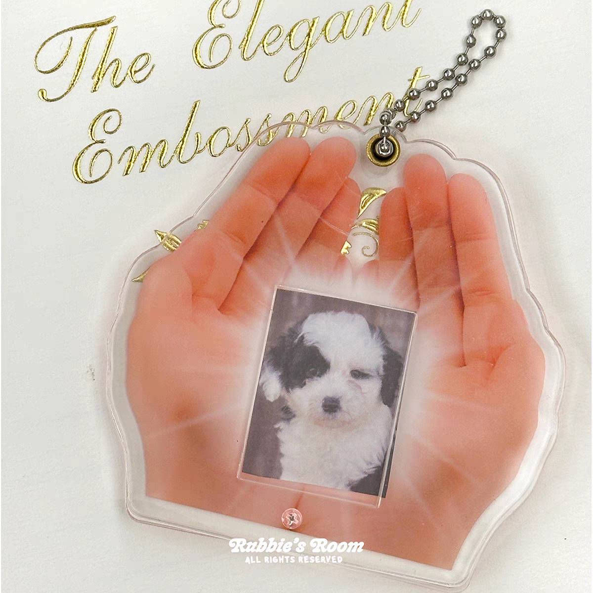 [cn | pre-order] my precious acrylic photo holder keyring